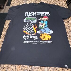 Push trees rare Black Graphic T-Shirt